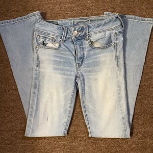 American Eagle Boot Cut Jeans Short